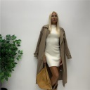 abito corto con mezza manica corset